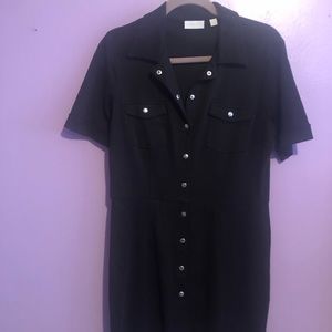 Black New York and Company dress.